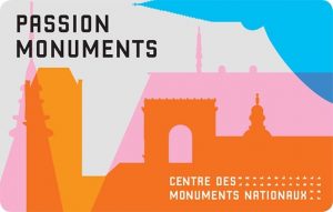 Visuel de la carte d'abonnement annuel pour visiter une centaine de monuments nationaux