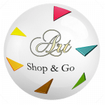 logo art shop and go